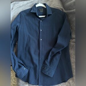 Massimo Dutti Deep Blue Shirt